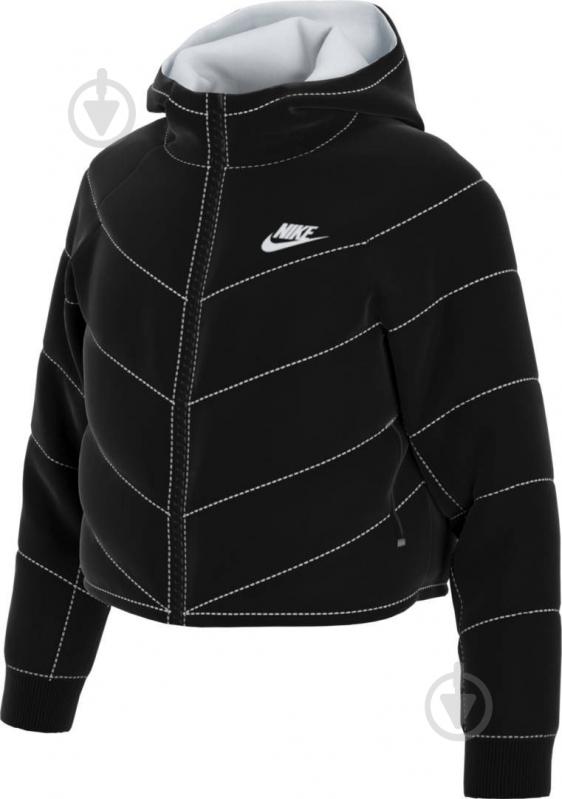 Куртка для девочек Nike DD7134-010 р.L черная - фото 7
