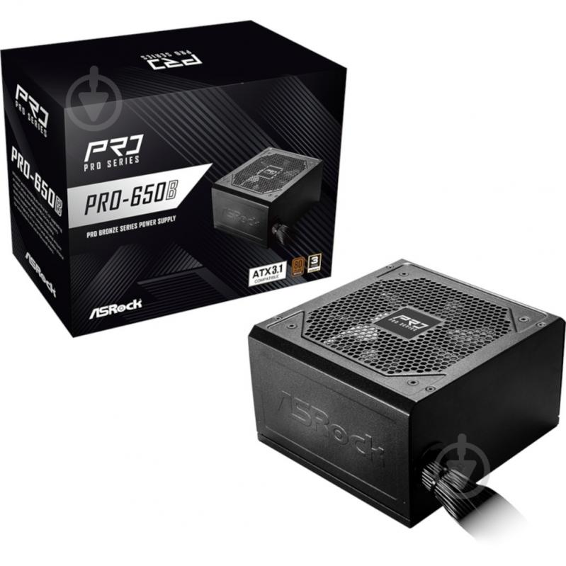 Блок живлення ASRock Bronze PRO-650B 650 Вт - фото 6