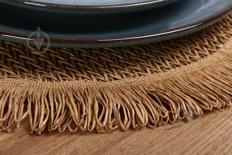 Коврик для сервировки Fiora Solana 38 см карамельный - фото 8 Коврик для сервировки Fiora Solana 38 см карамельный - фото 8