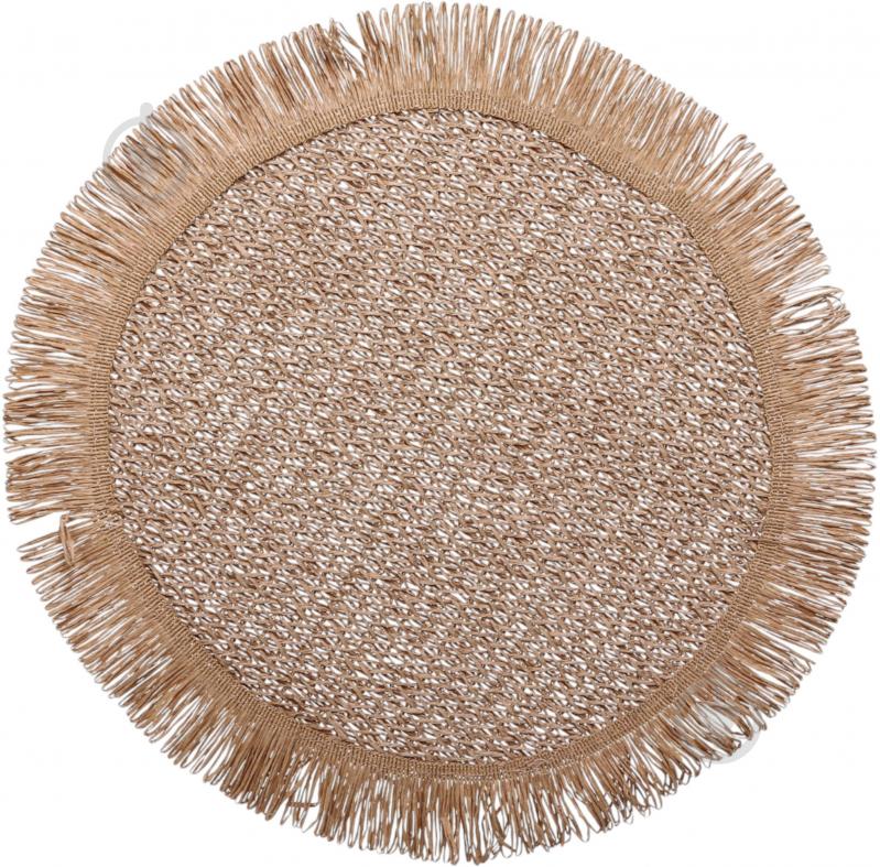 Коврик для сервировки Fiora Solana 38 см карамельный - фото 1 Коврик для сервировки Fiora Solana 38 см карамельный - фото 1