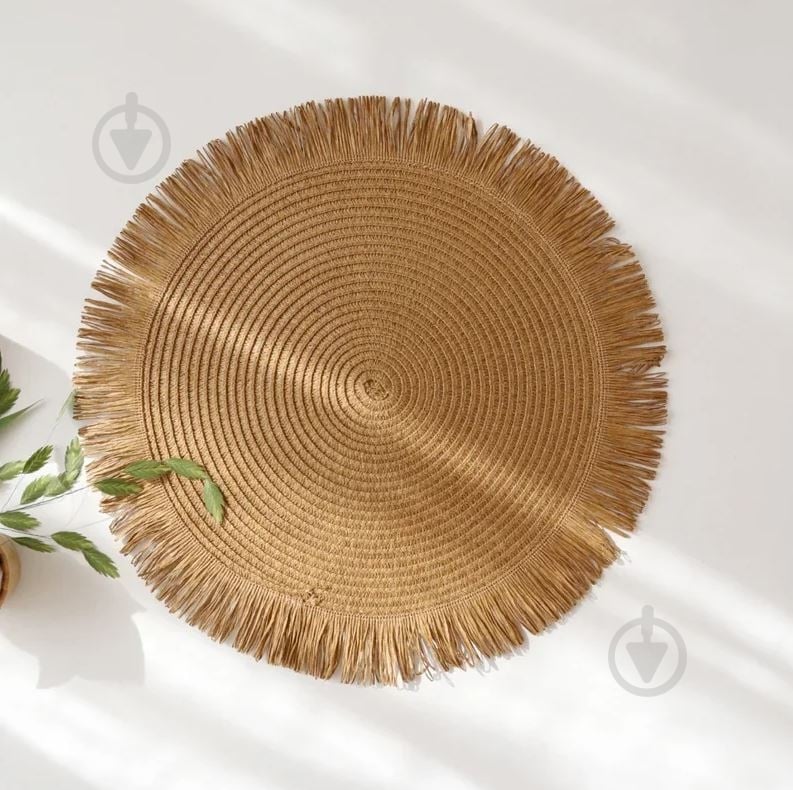 Коврик для сервировки Fiora Solana 38 см карамельный - фото 4 Коврик для сервировки Fiora Solana 38 см карамельный - фото 4