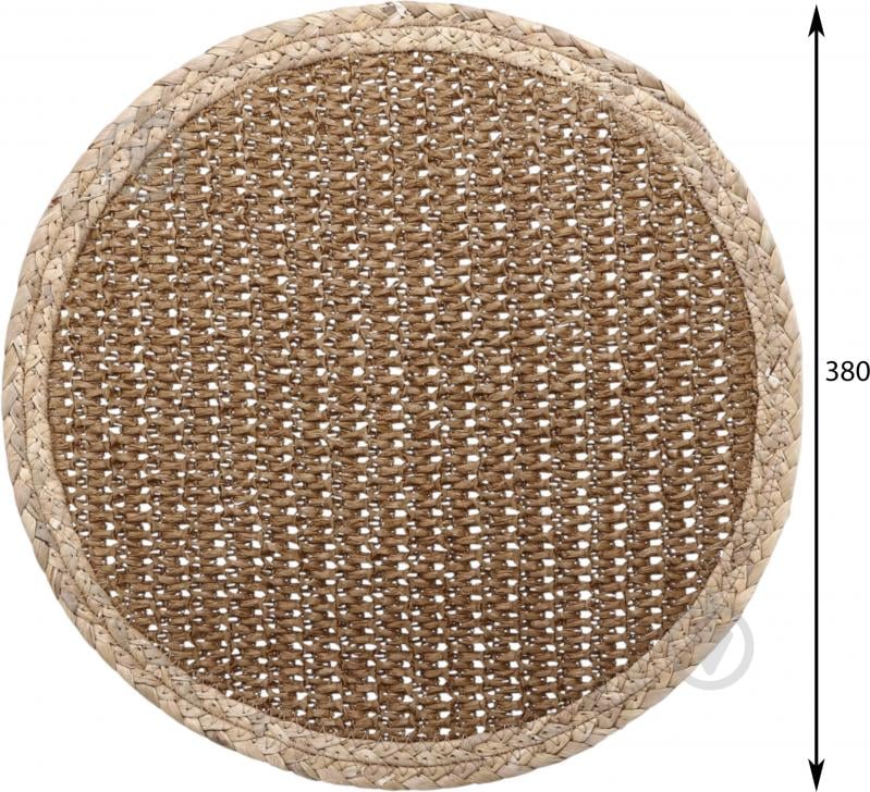 Коврик для сервировки Fiora Onda 38 см карамель - фото 9