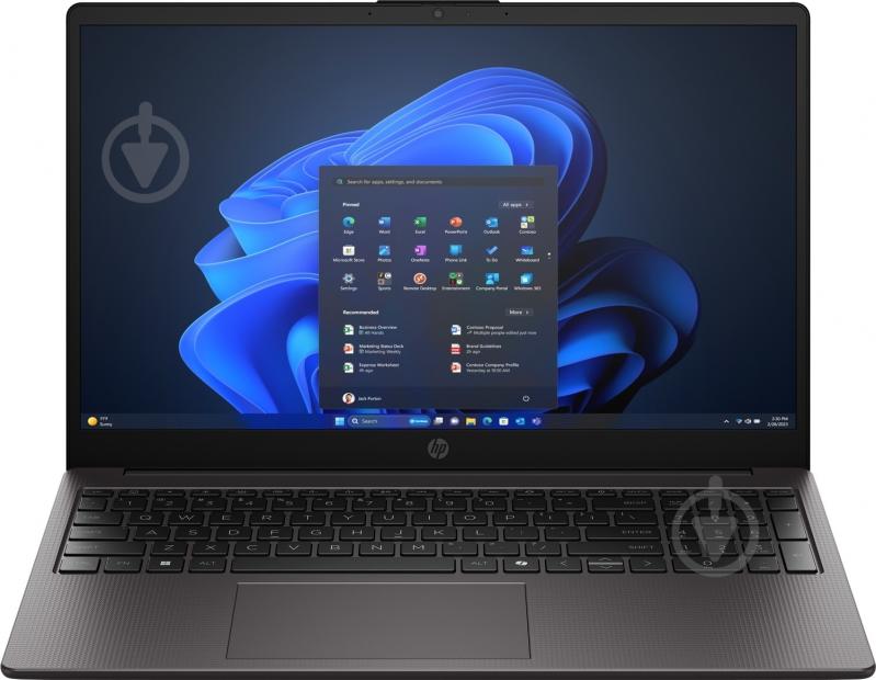 Ноутбук HP 255R G10 15,6" (B39STAT) dark ash silver - фото 1