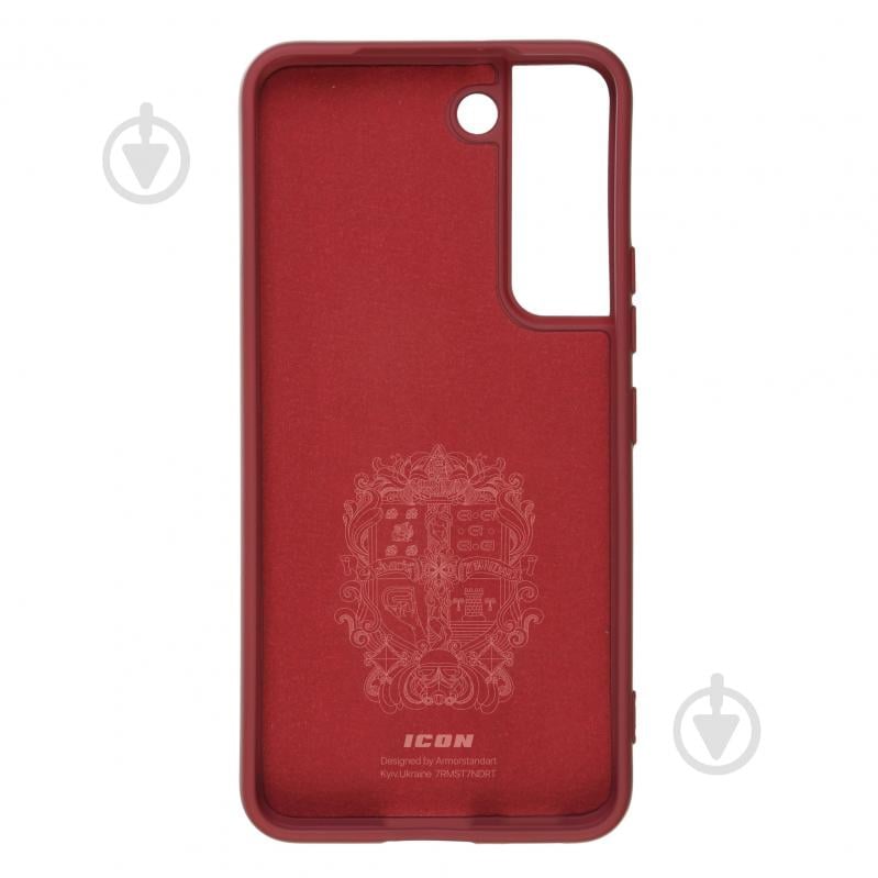 Панель Armorstandart ICON Case для Samsung S22 5G (SM-S901) Dark Red (ARM62670) - фото 2