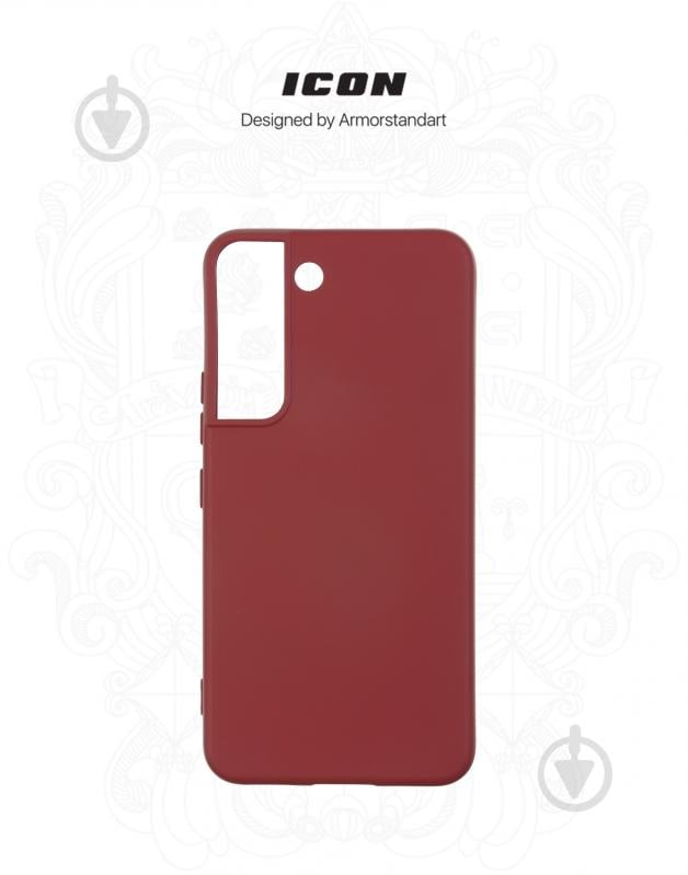 Панель Armorstandart ICON Case для Samsung S22 5G (SM-S901) Dark Red (ARM62670) - фото 3