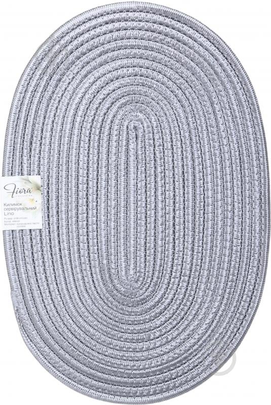 Килимок для сервірування Fiora Tela 45х30 см сірий - фото 3 Килимок для сервірування Fiora Tela 45х30 см сірий - фото 3