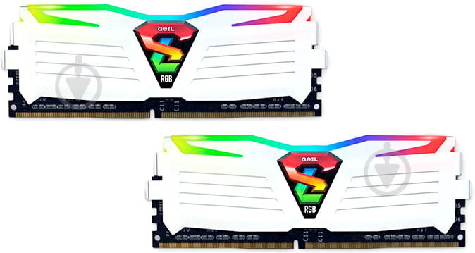 Оперативная память GeIL DDR4 SDRAM 16 GB (2x8GB) 3200 MHz (GLWC416GB3200C16ADC) PC4-25600 Super Luce RGB LED - фото 1