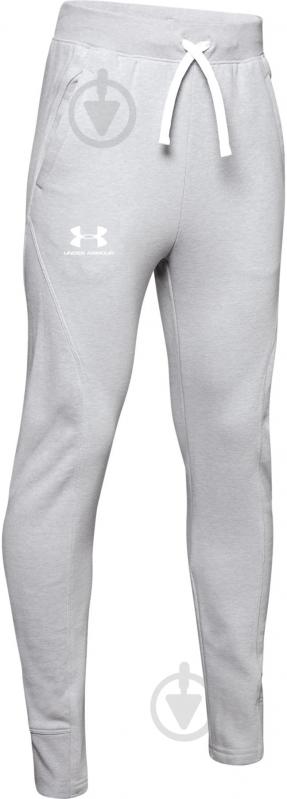 Брюки Under Armour Rival Solid Jogger 1348489-011 р. S серый - фото 1 Брюки Under Armour Rival Solid Jogger 1348489-011 р. S серый - фото 1