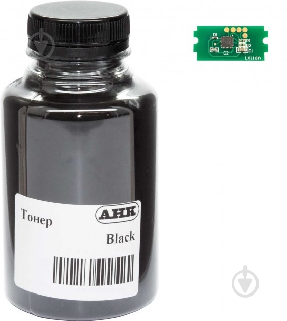 Тонер AHK Kyocera TK-1160 210г +chip (3203112) black - фото 1