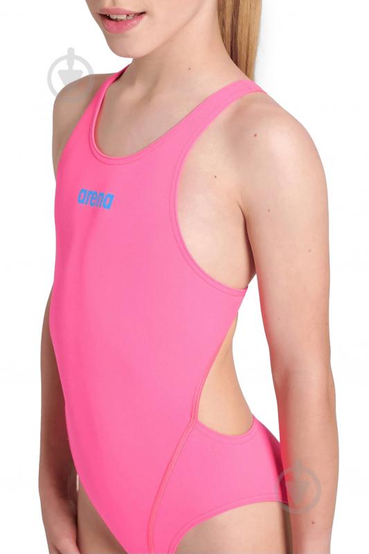 Купальник Arena TEAM SWIMSUIT SWIM TECH SOLID 004764-908 р.8-9 розовый - фото 3