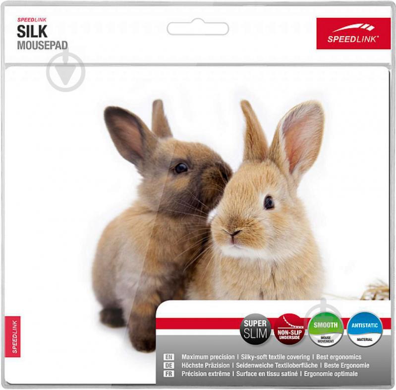 Килимок для миші SPEEDLINK Rabbit Silk Mousepad (SL-6242-RABBIT) - фото 2