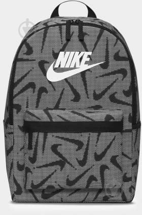 Рюкзак Nike NK HERITAGE BKPK - LENTI SWSH AOP DQ5653-011 25 л серый - фото 1