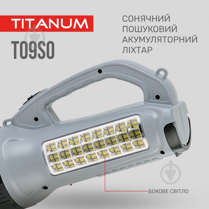 Світлодіодний ліхтарик TITANUM TLF-T09SO світло-сірий - фото 6