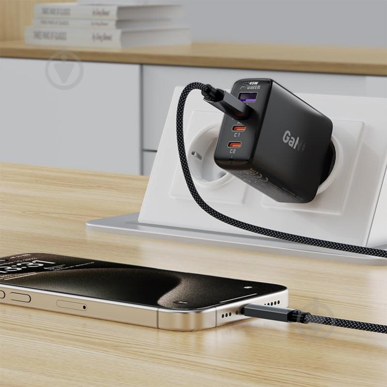 USB-кабель Acefast C19-04 1,2 м черный (6974316284482) - фото 5