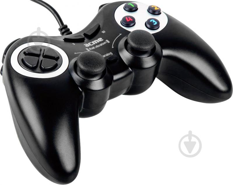 Геймпад Acme GA08 PC Black (4770070876381) - фото 1 Геймпад Acme GA08 PC Black (4770070876381) - фото 1