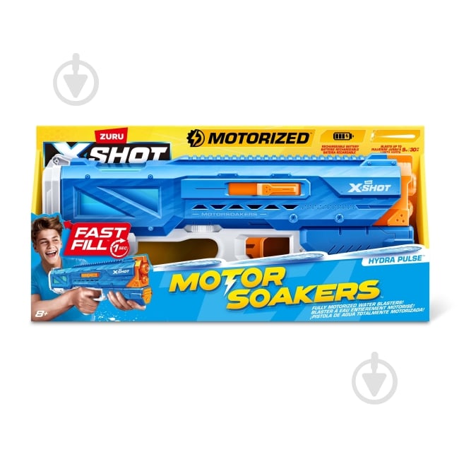 Бластер водный X-Shot Fast Fill Small Motor Soaker 118158 - фото 1