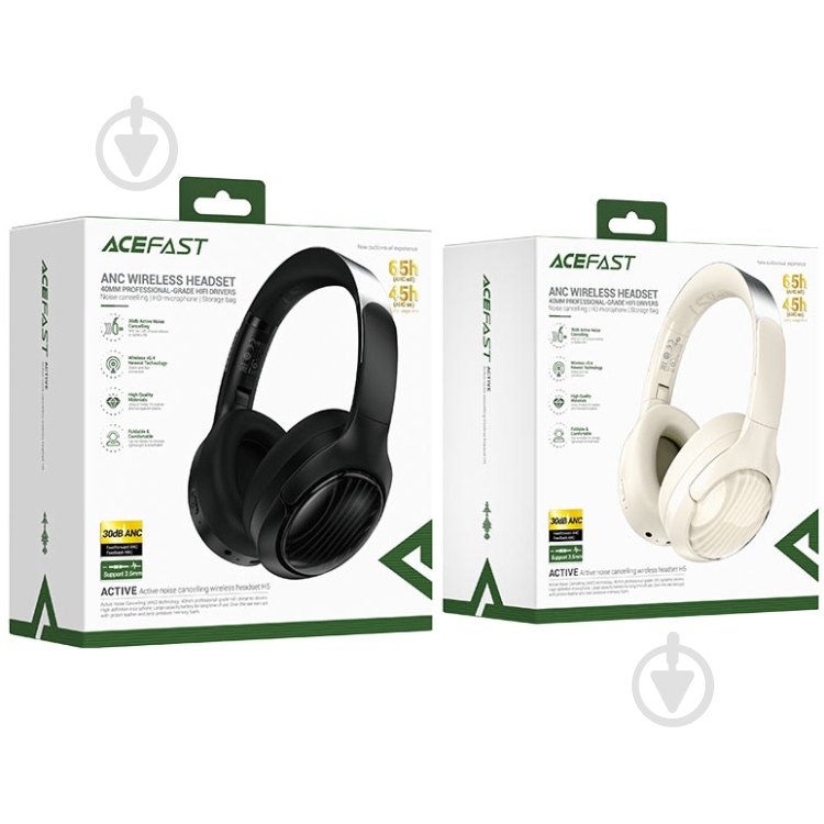 Bluetooth-гарнитура Acefast H5 ANC black (6974316284277) - фото 4