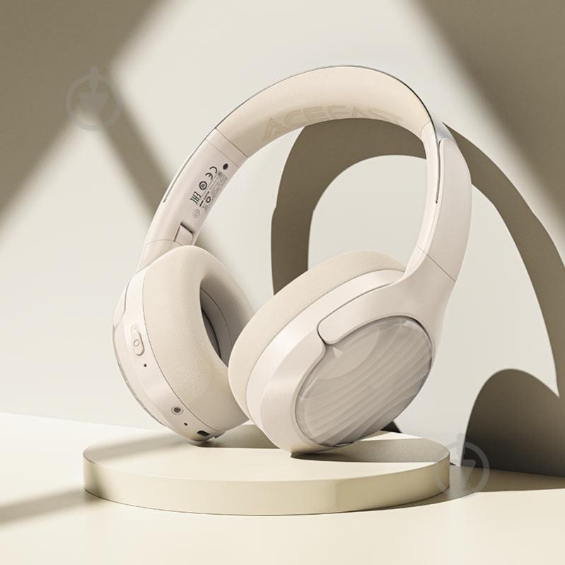 Bluetooth-гарнитура Acefast H5 ANC white (6974316284284) - фото 4
