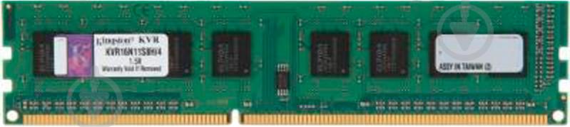 Оперативна пам'ять Kingston DDR3 SDRAM 4 GB (1x4GB) 1600 MHz (KVR16N11S8H/4) PC3-12800 - фото 2