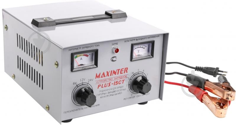 Зарядное устройство трансформаторное Maxinter PLUS 15 СТ 20 А 190 А/год (15СТ) - фото 1