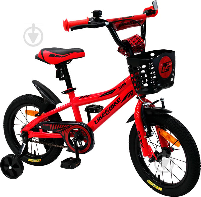 Велосипед детский Like2bike Neos 14'' красный 201405 - фото 1