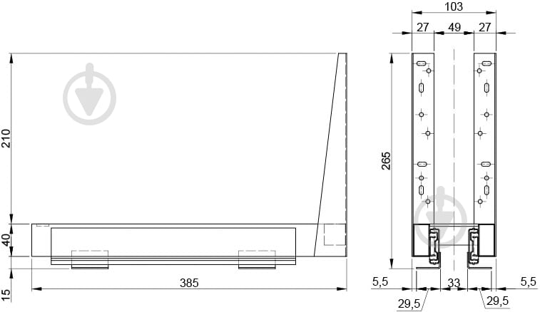 Карго Smart 78764 150 мм 2 полки хром - фото 5 Карго Smart 78764 150 мм 2 полки хром - фото 5