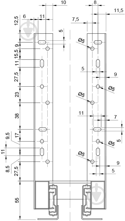 Карго Smart 78764 150 мм 2 полки хром - фото 6 Карго Smart 78764 150 мм 2 полки хром - фото 6