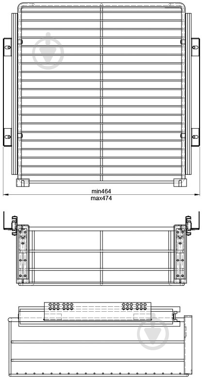 Кошик Smart 55679 500 мм хром - фото 10