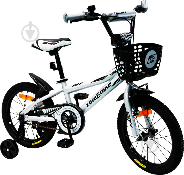 Велосипед дитячий Like2bike Neos 16'' срібний 201604 - фото 1