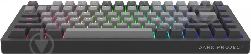 Клавиатура игровая Dark Project KD83A PBT Mech. Gateron Cap Teal (DP-KD-83A-004100-GTC) black - фото 3