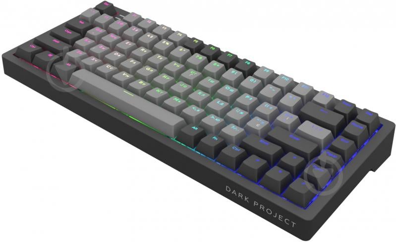 Клавиатура игровая Dark Project KD83A PBT Mech. Gateron Cap Teal (DP-KD-83A-004100-GTC) black - фото 4