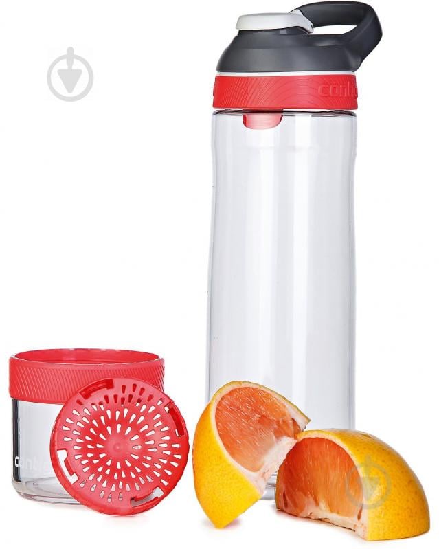 Спортивна пляшка Contigo 0,77 л CORTLAND INFUSER 06800326 06800326 770 мл червоний - фото 8