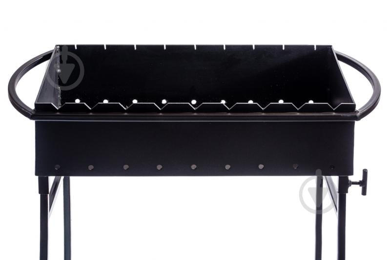 Мангал Metalzavod 9-3N на 9 шампурів 3 мм зі знімними ніжками - фото 3 Мангал Metalzavod 9-3N на 9 шампурів 3 мм зі знімними ніжками - фото 3