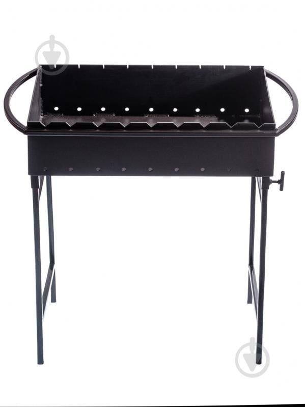 Мангал Metalzavod 9-3N на 9 шампурів 3 мм зі знімними ніжками - фото 2 Мангал Metalzavod 9-3N на 9 шампурів 3 мм зі знімними ніжками - фото 2
