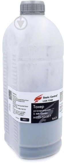 Тонер Static Control HP/Canon MPT5 500г фасовка (MPT5-500B-P) black - фото 1 Тонер Static Control HP/Canon MPT5 500г фасовка (MPT5-500B-P) black - фото 1