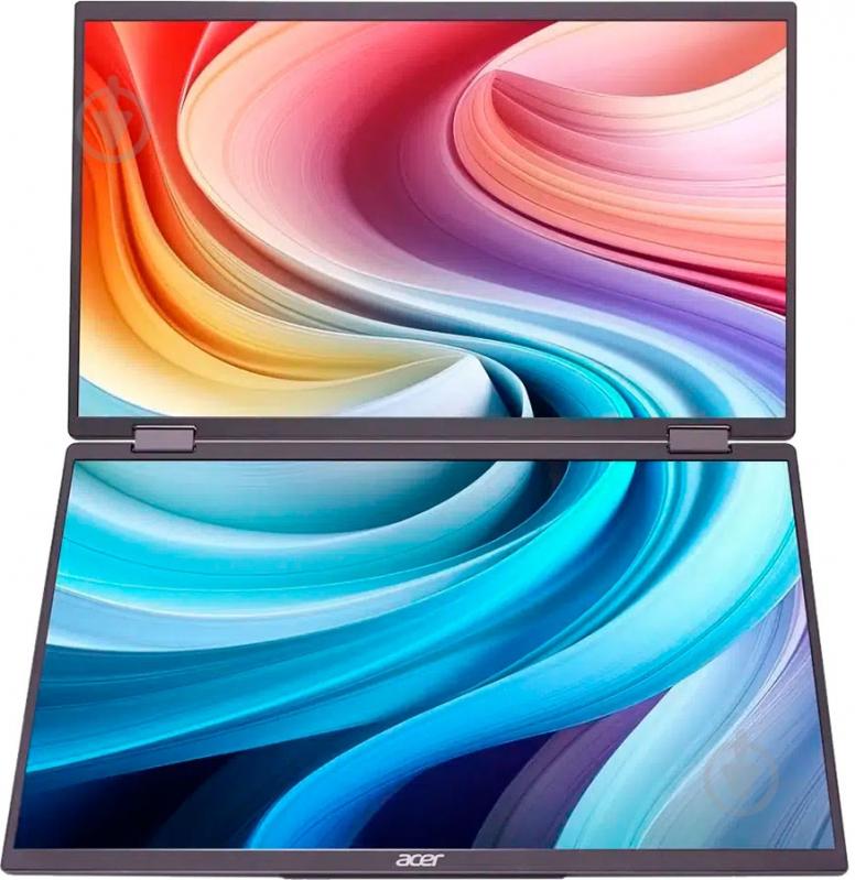 Монітор Acer Dual Portable PD163Qbmiuux 15,6" (UM.ZP3EE.008) - фото 1