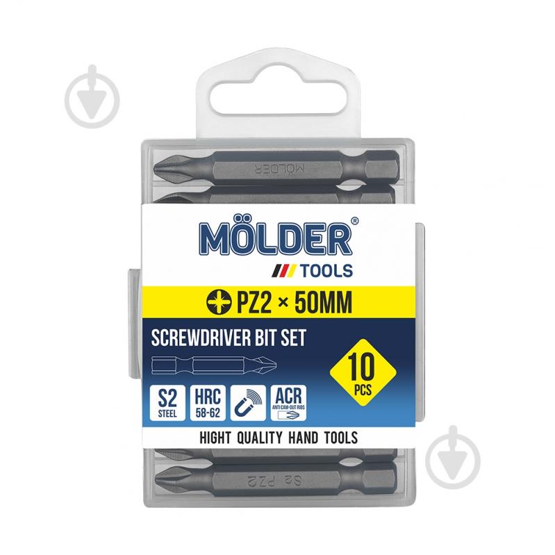 Набір біт Molder PZ2x50 мм 10 шт. MT7125010 - фото 1