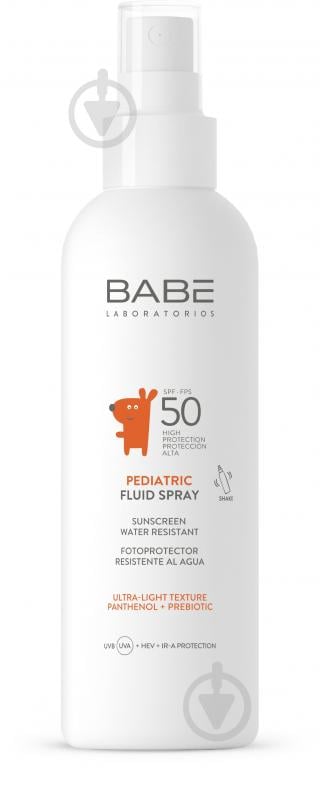 Флюид-спрей BABE Laboratorios детский SPF 50 200 мл - фото 1 Флюид-спрей BABE Laboratorios детский SPF 50 200 мл - фото 1