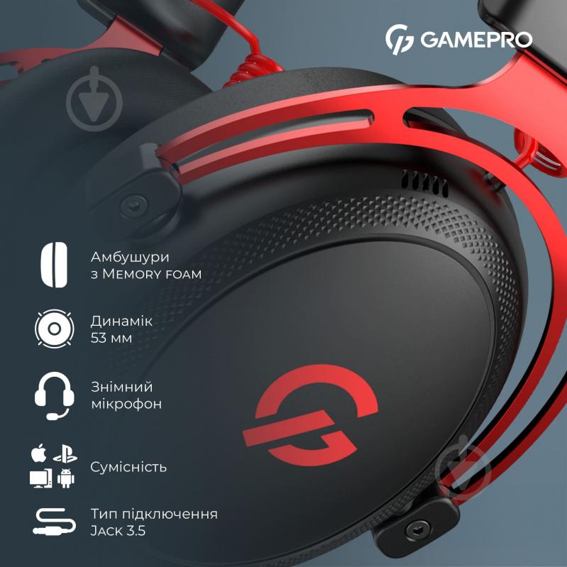 Гарнитура GamePro Asgard Skald Origin black (HS850BR) - фото 14