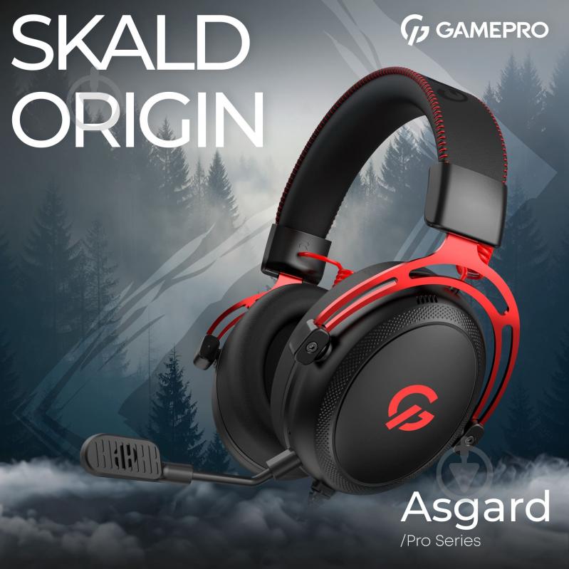 Гарнитура GamePro Asgard Skald Origin black (HS850BR) - фото 8