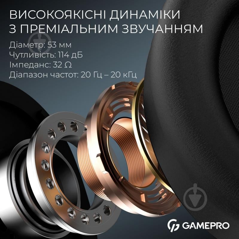 Гарнитура GamePro Asgard Skald Origin black (HS850BR) - фото 10