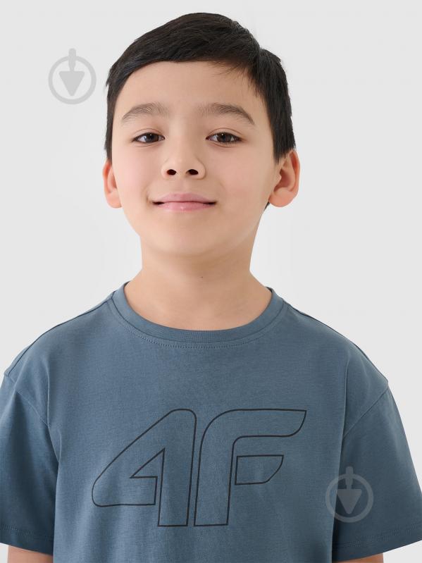 Футболка 4F TSHIRT M2325 4FJWSS25TTSHM2325-46S р.164 зеленый - фото 5