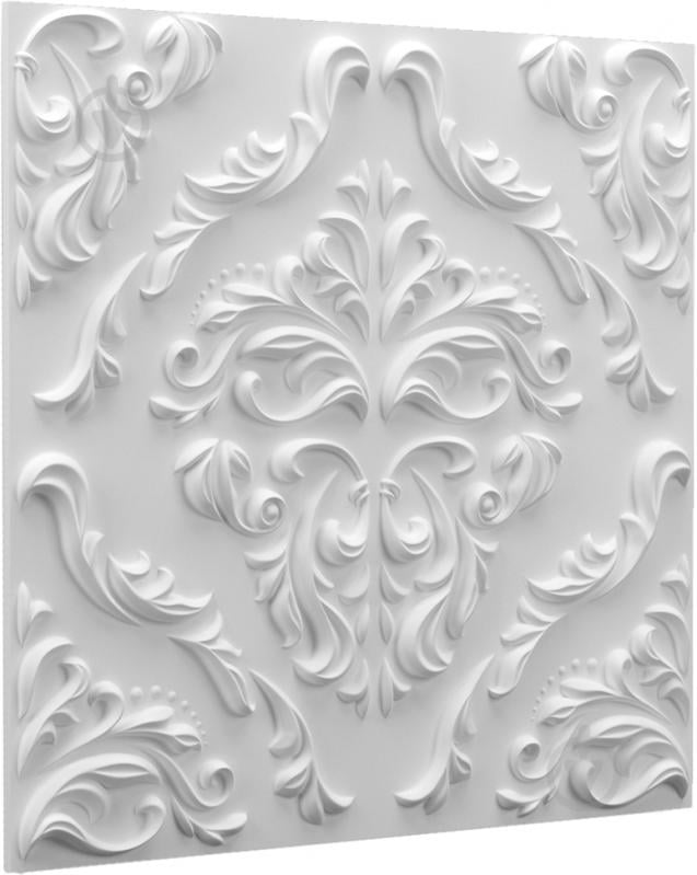 3D-панель гипсовая BeautyWalls Vintage 600x600x25 мм белый - фото 1 3D-панель гипсовая BeautyWalls Vintage 600x600x25 мм белый - фото 1