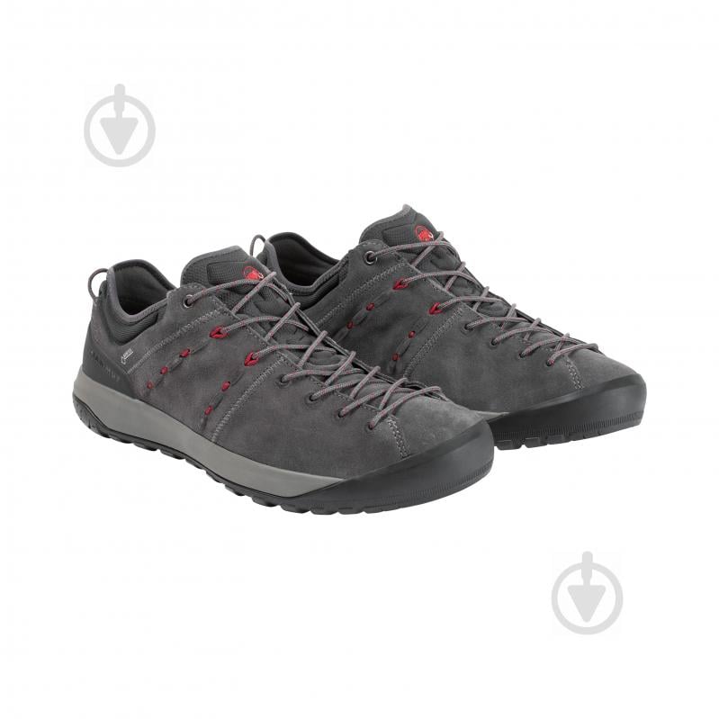 Кроссовки мужские демисезонные MAMMUT Hueco Low GTX 3020-06110-00101 р.42 темно-серые - фото 1