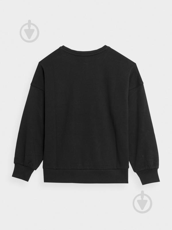 Свитшот 4F SWEATSHIRT M0827 4FJSS23TSWSM0827-20S черный - фото 2