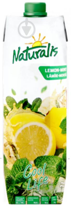 Сік Naturalis лимонно-м'ятний 1л - фото 1