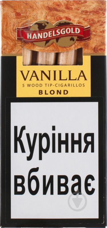 Сигары Handelsgold Wood Tip-Cigarillos Vanilla Blond 4000862410104 - фото 1