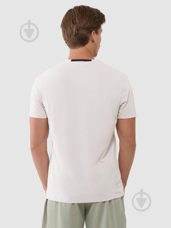 Футболка 4F TSHIRT FNK M1215 4FWSS25TFTSM1215-12S р.2XL бежевий - фото 5