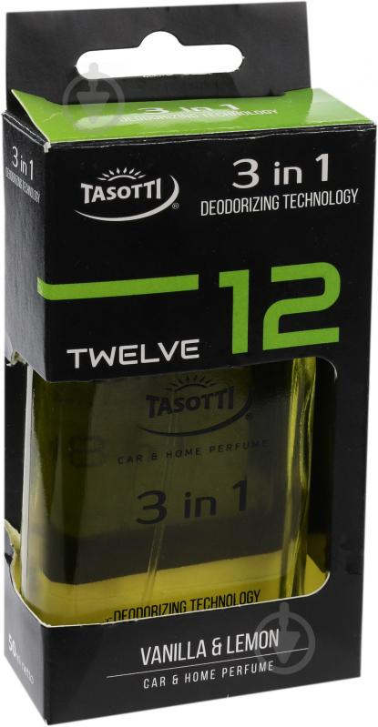 Ароматизатор спрей  Tasotti Vanilla & Lemon 3 in 1 ваниль и лимон - фото 2