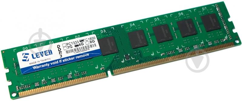 Оперативная память LEVEN DDR3 SDRAM 8 GB (1x8GB) 1600 MHz (JR3U1600172308-8M) - фото 1 Оперативная память LEVEN DDR3 SDRAM 8 GB (1x8GB) 1600 MHz (JR3U1600172308-8M) - фото 1